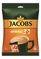 Tirpusis kavos gėrimas JACOBS ORIGINAL 3in1 (10 x 15,2 g), 152 g