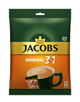 Tirpiosios kavos gėrimas JACOBS 3in1 (20 x 15,2 g), 20 vnt.